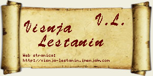 Višnja Leštanin vizit kartica